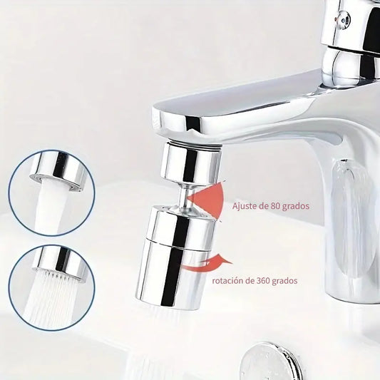 Grifo Antisalpicaduras con Rociador 360°