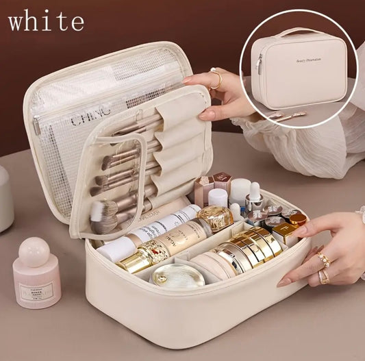 Estuche de Maquillaje Desmontable Multicapa – Organización y Estilo para tus Viajes