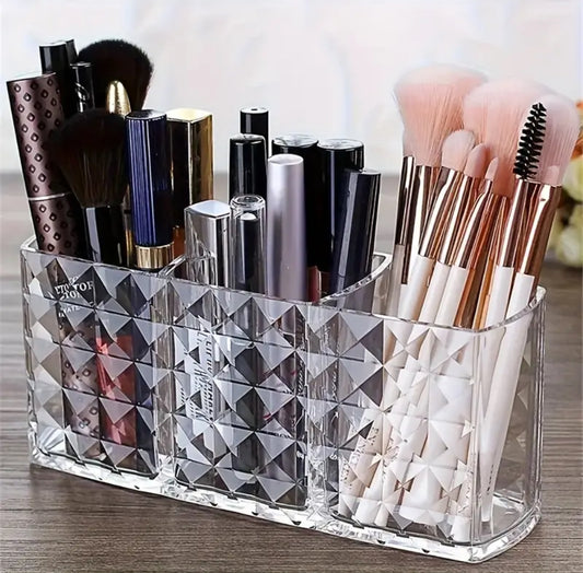Organizador de Brochas de Maquillaje – Elegancia y Orden en un Solo Lugar