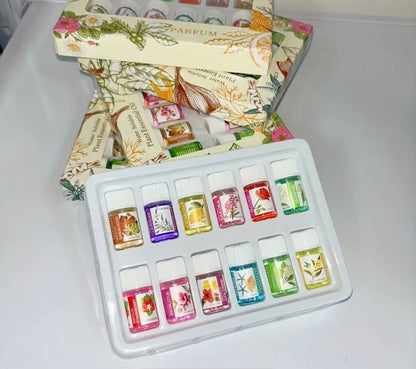 Caja de 12 Aceites Esenciales Solubles en Agua