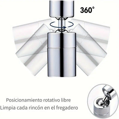 Grifo Antisalpicaduras con Rociador 360°
