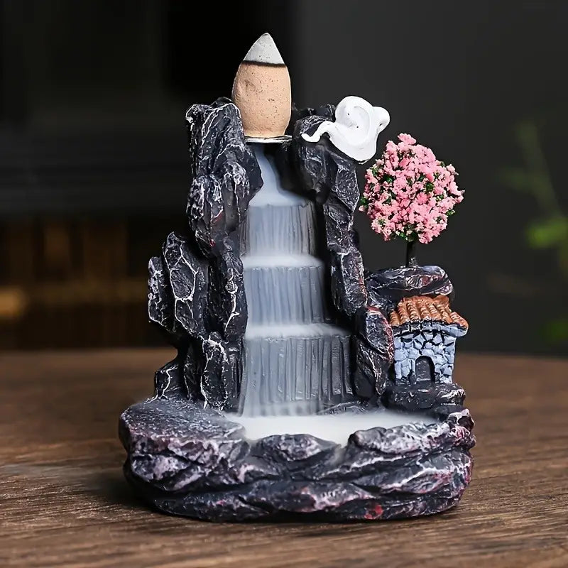 Soporte para Incienso de Reflujo en Cascada – Elegancia y Relajación en tu Hogar